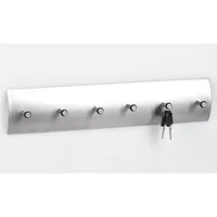 Zeller Present 13886 key cabinet/organizer Stainless steel, Aluminium Silver
