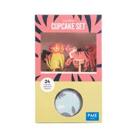 PME Cupcake-Set 24 Stück - Materialtyp: Papier - Material: Karton - Verpackungseinheit: 1 Stück - Produkttyp: Cupcake-Set - Detailfarbe: Mehrfarbig