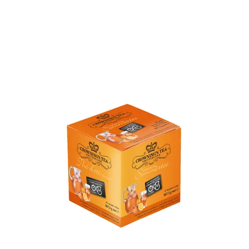 Crowning’s Tea Teebeutel Orangen-Pfirsich 25 Stück - Teesorte/Infusion: Pfirsich - Orangen - Zertifikate: Keine Zertifizierung - Packungsgrösse: 25 Stück - Fairtrade: Nein - Bio: Nein - Teeform: Teebeutel