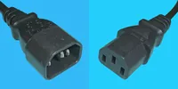 Diggelmann SPVB-03 power cable Black 0.3 m C13 coupler C14 coupler