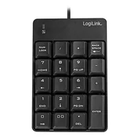 Logilink Keypad mit USB-A Anschluss schwarz