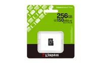 KINGSTON 256GB - micSDXC - Canvas - Select - Plus - Gen3 - 150R - A1 - Single - Pack - w/o ADP