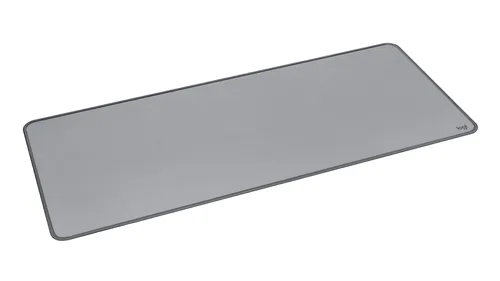 Logitech Mausmatte Desk Studio Series Grau - Tiefe: 300 mm - Breite: 700 mm - Detailfarbe: Grau - Form: Eckig - Höhe: 2 mm - Handgelenkauflage: Nein