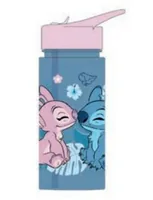 Scooli Trinkflasche Disney Lilo & Stitch 500 ml, Blau/Rosa - Material: Kunststoff - Eigenschaften: Keine Eigenschaft - Zertifikate: Keine Zertifizierung - Spülmaschinenfest: Nein - Volumen: 500 ml - Farbe: Hellrosa - Dunkelblau