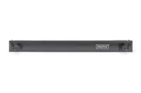 1U BLANK PANEL SNAP-IN BLACK