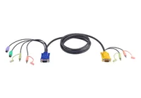 ATEN PS/2-KVM-Kabel mit 3-in-1-SPHD und Audio - 3 m