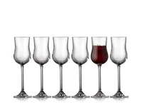 Lyngby Weingläser-Set Juvel 6 Stück, 9 cl - Material: Glas - Höhe: 18.5 cm - Volumen: 90 ml - Glas Typ: Rotweinglas - Verpackungseinheit: 6 Stück - Detailfarbe: Transparent