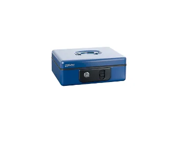 Robert Rieffel Geldkassette Deluxe 3 23 x 18.5 x 8.6 cm,, Blau - Produkttyp: Geldkassette - Widerstandsfähigkeit: Keine Angabe - Detailfarbe: Blau
