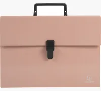 EXACOMPTA Fächermappe Aquarel A4 56767E korallenrot 18-teilig