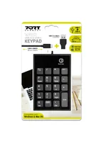 PORT Numeric Keypad wired 900801 USB-C/USB-A, PC/Mac