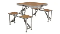 Outwell Camping-Sitzgarnitur Dawson Picnic Table - Anzahl Sitzplätze: 4 - Nachhaltigkeit: Nicht angegeben - Gewicht: 10.6 kg - Ausziehbar: Nein - Zusammenklappbar: Ja - Farbe: Braun