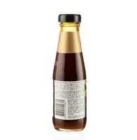 deSIAM Oyster Sauce 200 ml - Produkttyp: Asiatische Saucen - Nährwertangabe pro: 100 ml - Energiegehalt (in kj): 637 KJ - Energiegehalt (in kcal): 152 Kcal - Fett: 0.1 g - Davon gesättigte Fettsäuren: 0 g