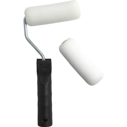 Creativ Company Farbroller 10 cm mit Griff - Breite: 10 cm - Motiv: Ohne Motiv - Material: Schaumstoff