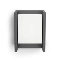 Philips Wandleuchte Ultra-Efficient Arbour HV 3000K Anthrazit - Dimmbar: nicht dimmbar - Lichtfarbe: Warmweiss - Lichtausbeute: 210.5 lm/W - Gesamtleistung: 3.8 W - Farbtemperatur Kelvin: 3000 K - Zusätzliche Ausstattung: Keine