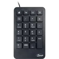 Inter-Tech Tas Numpad KB-120 mit 23 Tasten, schwarz retail
