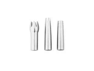Kisag Edelstahltülle Set 3-teilig - Detailfarbe: Silber - Material: Edelstahl