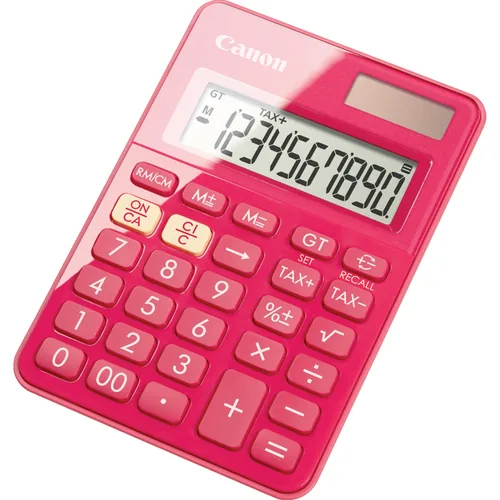 CANON Tischrechner LS-100KB-PK 10-stellig, Metallic-Finish