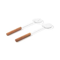 Bodum Salatbesteck Set Nissen 2-teilig Braun - Produkttyp: Salatbesteck  - Material: Holz - Kunststoff - Detailfarbe: Braun - Länge: 7.19 cm