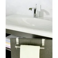Wenko Handtuchhalter Teleskop 35 cm, Silber - Befestigung: Haken - Material: Edelstahl - Farbe: Silber