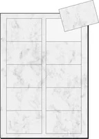 SIGEL Visitenkarten 85x55mm DP742 grau, 225g 100 Stück