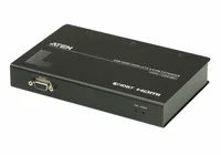 Aten KVM-Extender CE820 Set - Weitere Anschlüsse: RJ-45 - USB Typ-A - RS-232 - Set: Ja - Reichweite: 100 m - Extender Typ: Cat-Extender - Videoanschlüsse: HDMI - Einsatzzweck Extender: KVM