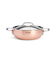 De Buyer Prima Matera Bratentopf Kupfer/Edels. 28cm konisch ind.