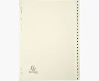 Exacompta 1126E divider Carton Ivory