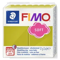Fimo Modelliermasse Soft Beach grass - Packungsgrösse: 57 g - Set: Nein - Anwender: Hobbyanwender - Erwachsene - Detailfarbe: Gelbgrün - Modelliermasse Art: Modelliermasse - Trocknung: Ofenhärtend