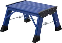 Krause 130860 step stool Aluminium Black, Blue