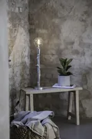 Markslöjd Tischleuchte RAMO Silber - Betriebsart: Kabel - Lampensockel: E27 - Farbtemperatur Kelvin: Keine Angabe - Zusätzliche Ausstattung: Keine - Gesamtleistung: 40 W - Dimmbar: nicht dimmbar