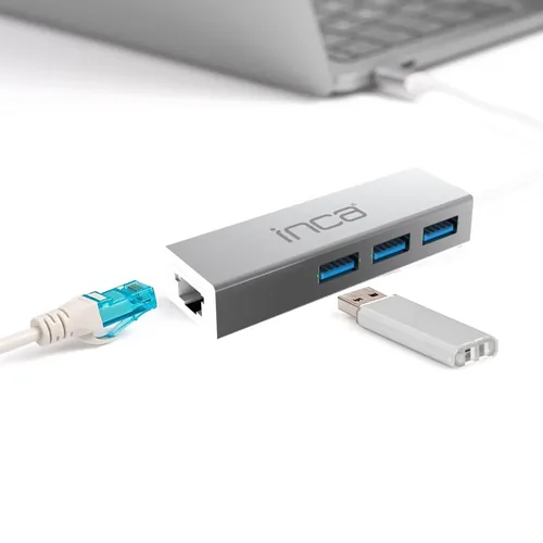 INCA Adapter IUSB-03TX Ethernet > USB und Typ-C 1000Mbit