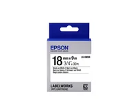 TAPE LK-5WBN STD BLK-/WHT 18/9 .