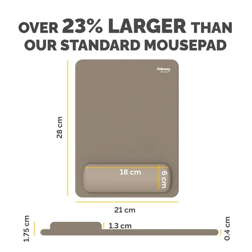 Fellowes Breyta 100142564 mouse pad Sand