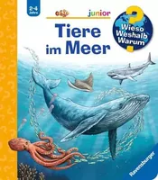 Ravensburger Kinder-Sachbuch WWW Tiere im Meer - Sprache: Deutsch - Altersempfehlung ab: 2 Jahren - Einband: Spiralbindung - Anzahl Seiten: 16 - Thema: Wieso? Weshalb? Warum? - Altersgruppe: Kleinkinder