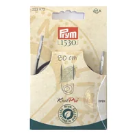 Prym 1530 Seil und Zubehör für Rundstricknadeln, 80 cm - Material: Kunststoff - Produkttyp: Seil
