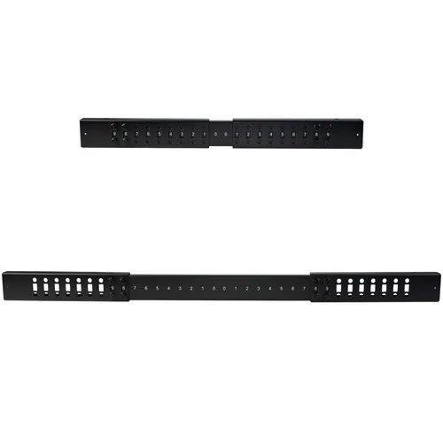 12U SERVER RACK - OPEN FRAME ADJUSTABLE DEPTH 4 POST RACK