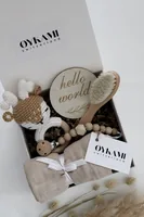 Oykami Geschenkset Bora Bora - Material: Baumwolle - Holz - Detailfarbe: Beige