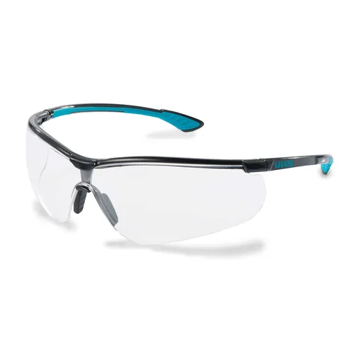 uvex Bügelbrille sportstyle schwarz/blau