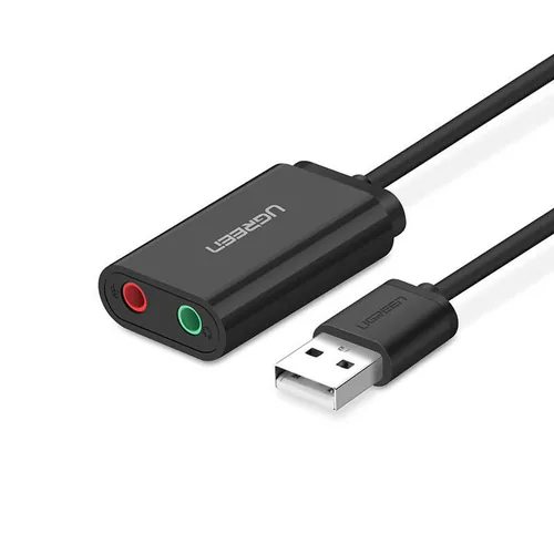UGREEN External Sound Adapter 30724 USB 2.0,Black