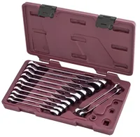 Kraftwerk Ringgabelschlüssel-Set CLICKRAFT umschaltbar, 12-teilig - Produkttyp Handwerkzeug: Ringgabelschlüssel - Schlüsselweite: 8-19 mm - Anzahl Teile: 12 Teile