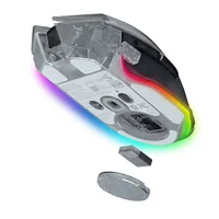 Razer Gaming-Maus Basilisk V3 Pro 35K - Bedienungsseite: Rechtshänder - Maus Features: Beleuchtung - Hyperschnelles Scrollen - Programmierbare Tasten - Qi Wireless Charging - RGB-Beleuchtung - Scrollrad - Umschaltbare DPI-Auflösung - Detailfarbe: Transpar