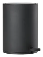 Zone Denmark Treteimer Karma 3 l, Schwarz - Anzahl Behälter: 1 - Detailfarbe: Schwarz - Form: Rund - Fassungsvermögen: 3 l - Material: Aluminium - Stahl