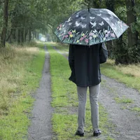 Esschert Design TP275 parapluie Noir Acier Polyester Complet