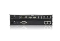 Aten KVM-Extender CE604 - Weitere Anschlüsse: Audio - USB - Set: Ja - Reichweite: 60 m - Extender Typ: Cat-Extender - Videoanschlüsse: DVI-D - Einsatzzweck Extender: KVM