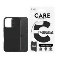 CARE Back Cover Fashionable Case für iPhone 16 Pro Schwarz - Farbe: Schwarz - Fallsicher: Ja - Kompatible Hersteller: Apple - Detailfarbe: Schwarz - Mobiltelefon Kompatibilität: iPhone 16 Pro - Material: Kunststoff - Silikon - Thermoplastisches Polyuretha