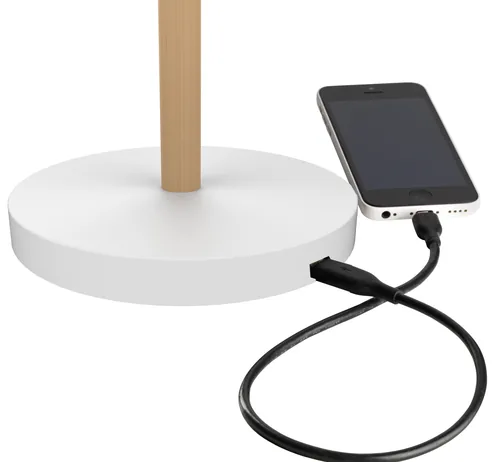 Unilux Vicky table lamp 11 W LED Beech, White