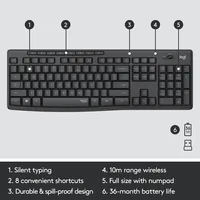 Logitech MK295 Silent Wireless Combo