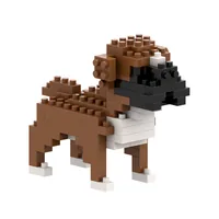 BRIXIES Bausteinmodell Boxer aus 89 Bausteinen - Anzahl Teile: 89 Teile - Altersempfehlung ab: 8 Jahren - Kategorie: Figuren/Tiere - Material: Kunststoff