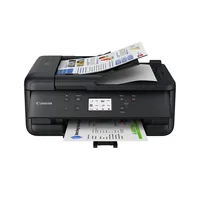 Canon Multifunktionsdrucker PIXMA TR7650 - Druckertyp: Farbig - Total Fassungsvermögen Papierzuführungen: 100 Seiten - Mobildruck: Ja - Anzahl Papierzuführungen (maximal): 2 - Druckgeschwindigkeit (farbig): 10 ppm - Druckgeschwindigkeit (schwarz-weiss): 1