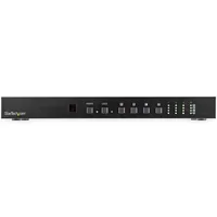 StarTech.com 4x4 HDMI Matrix Switch mit Audio- und Ethernet-Steuerung - 4K 60Hz - HDMI-Switch - Rack-montierbar (VS424HD4K60)